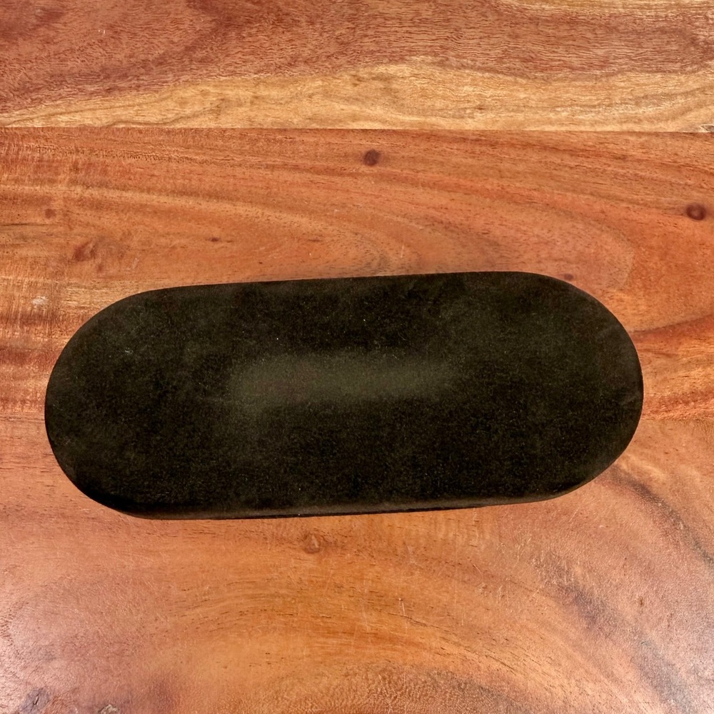 Tom Ford Dark‎ Brown Velvet Hard Eyewear Case with Cleaning Cloth Gold Logo - Picture 3 of 10